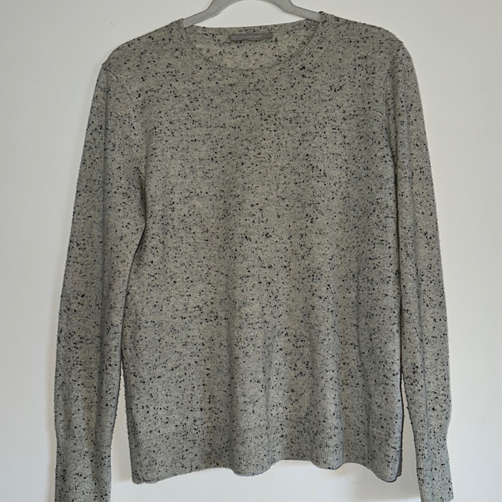 Everlane The Cashmere Crew Sweater Donegal Large